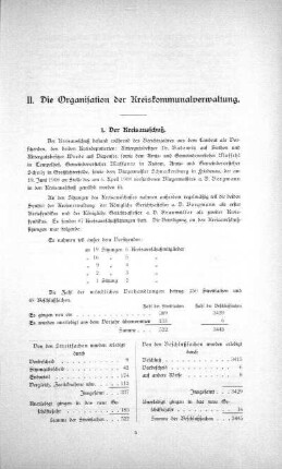 II. Die Organisation der Kreiskommunalverwaltung