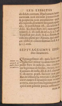 Septuagesimus Effectus Iuramenti.