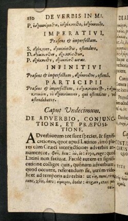 110-111, Caput Undecimum
