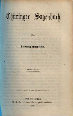 Thüringer Sagenbuch, 2