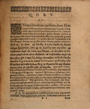 Exercitatio philologica de prosevchis Judaeorum