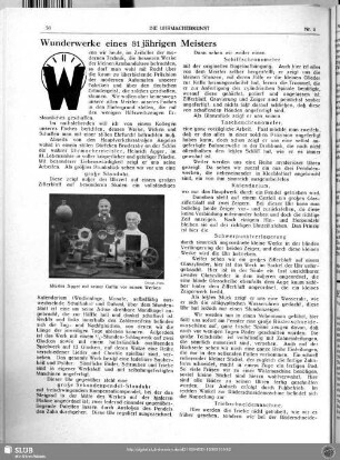 Wunderwerke eines 81jährigen Meisters