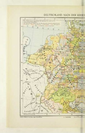 Deutschland nach der Kreiseinteilung (XVI. Jahrhundert)