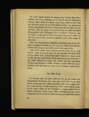 Das dicke Ende