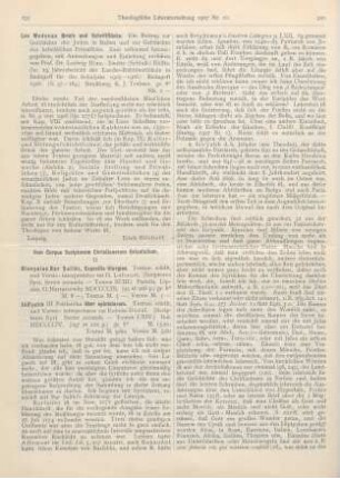 299 [Rezension] Blau, Ludwig (Hrsg.), Leo Modenas Briefe und Schriftstücke. Ein Beitrag zur Geschichte der Juden in Italien und zur Geschichte des hebräischen Privatstiles. 2. (Schluß-) Hälfte