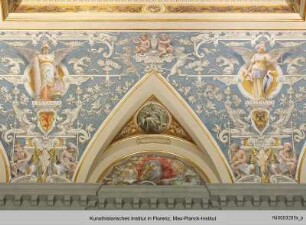 Ausmalung des Treppenhauses im Palazzo Grifoni Budini Gattai