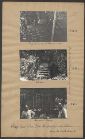 Bau einer P-Stellung [Gamma-Stellung]. (1m Spurbahn Damvillers-Etraye. Juli 1915.)