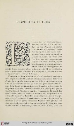 2. Pér. 30.1884: L' exposition de Turin