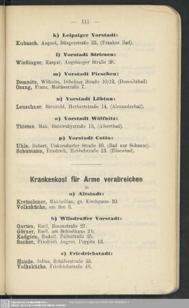 Krankenkost für Arme verabreichen