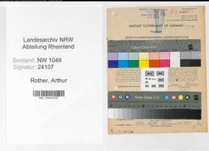 Entnazifizierung Arthur Rother , geb. 14.04.1893 (Buchhalter)