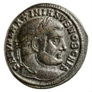 Münze, Follis, 302 - 303 n. Chr.
