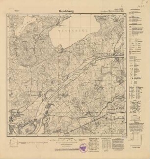 1624 (alte Nr.: 359) Rendsburg, Meßtischblatt (4cm - Karte)