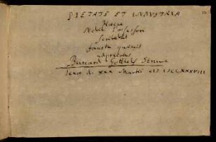 Struve, Burkhard Gotthelf. Jena, 30.03.1738