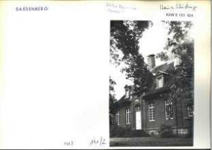Haus Schücking, Sassenberg