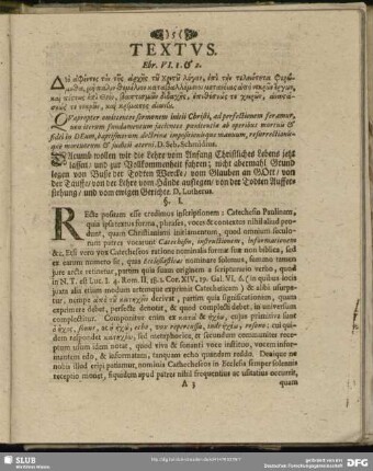 Textus Ebr. VI. 1. & 2.