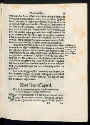 Das sibent Capitel.