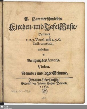 Neundte und letzte Stimme.