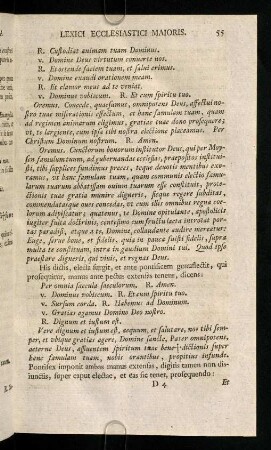 55-65, Oremus. Concede, quaesumus, omnipotens ...
