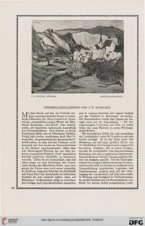 Hinterglasmalereien von J. W. Schülein
