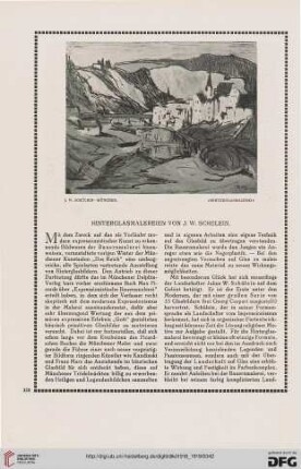 Hinterglasmalereien von J. W. Schülein