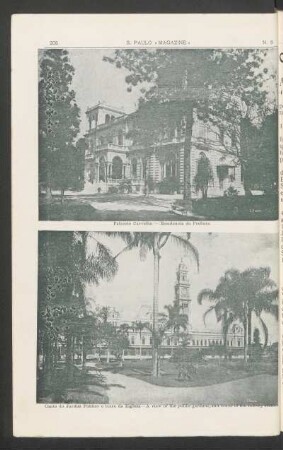 [Fotogravura do] Canto do Jardim Público e torre da Ingleza
