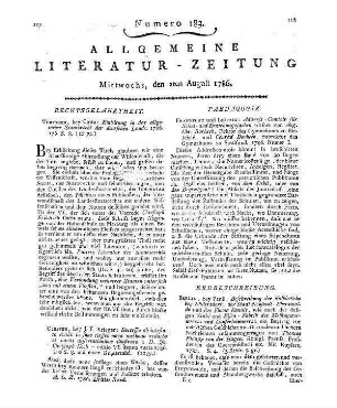 Kretschmann, K. F.: Sämtliche Werke. Bd. 3. Leipzig: Dyck [1786]