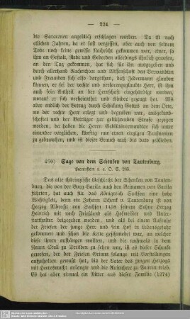 250. Sage von dem Schenken von Tautenburg