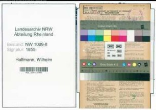 Entnazifizierung Wilhelm Halfmann , geb. 06.07.1915 (Spark.Leiter)