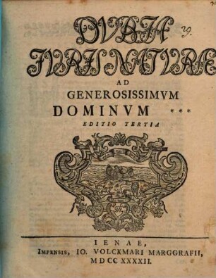 Dubia Iuris Naturae Ad Generosissimum Dominum