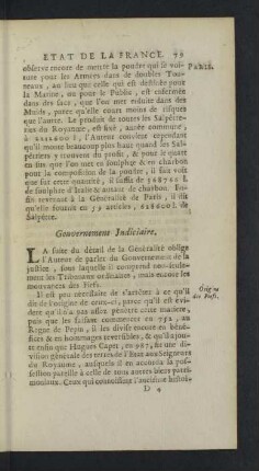 Gouvernement Judiciaire.