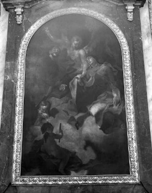 Seitenaltar — Der heilige Franziskus und die heilige Theresa