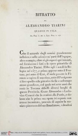 Ritratto di Alessandro Tiarini
