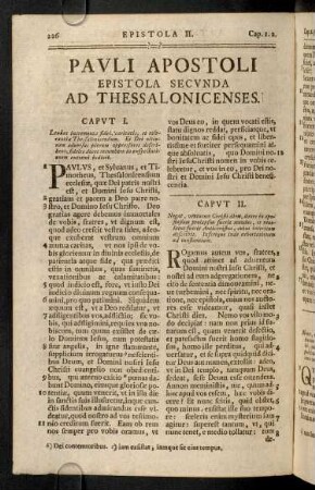 226-227, Pauli Apostoli Epistola Secunda ...