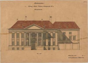 Landbauamt München; München; Prinz-Carl-Palais, Umbauten - Hauptseite (Ansicht)