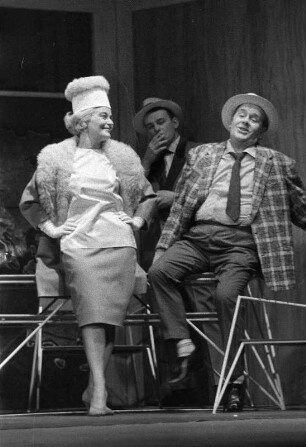 Szenenbilder aus "In Frisco ist der Teufel los", Musical von Guido Masanetz. Metropol-Theater Berlin, 22.03.1962