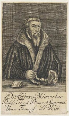 Bildnis des Andreas Musculus