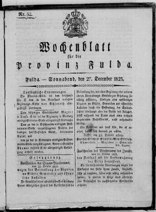 Nr. 52, Ausgabe vom 27. Dezember 1823
