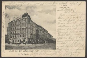Ansichtskarte "Gruss aus dem Habsburger Hof", Askanischer Platz 1