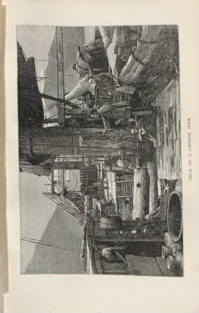 Deck of a Chinese junk