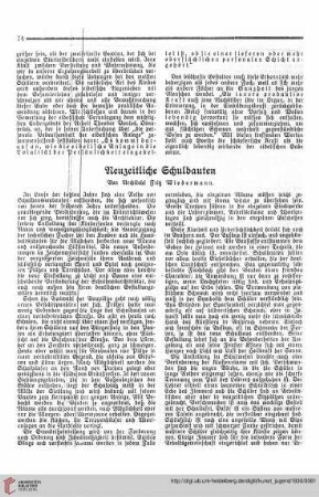 N.F. 10.1930: Neuzeitliche Schulbauten