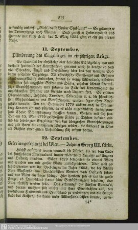 12. September. Befreiungsschlacht bei Wien. - Johann Georg III. stirbt