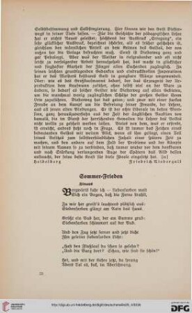 29: Sommer-Frieden