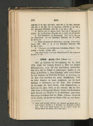 1516. Heise (Karl Johann 1.).