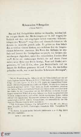 8: Mykenisches Silbergefäss