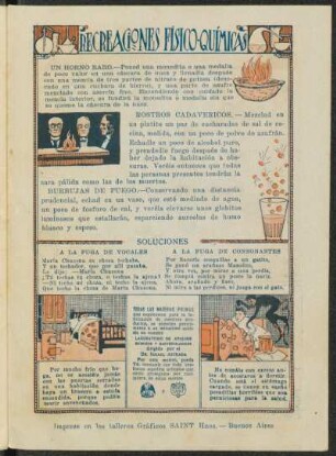Recreaciones físico-químicas