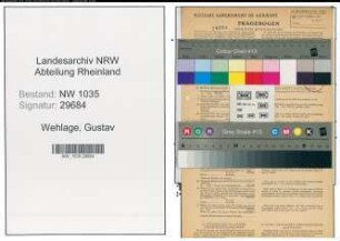 Entnazifizierung Gustav Wehlage , geb. 05.10.1901 (Kaufmann)