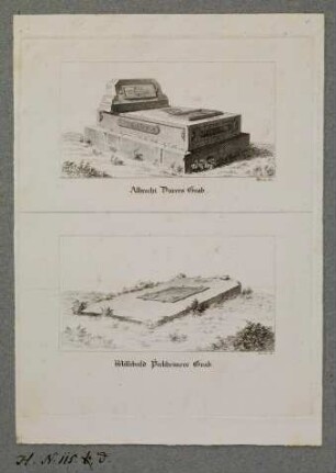 Albrecht Dürers und Willibald Pirckheimers Grab