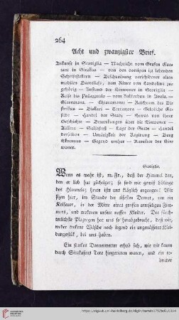 Acht und zwanzigster Brief