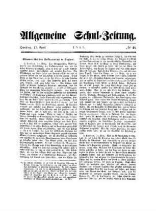Stimmen über den Volksunterricht in England