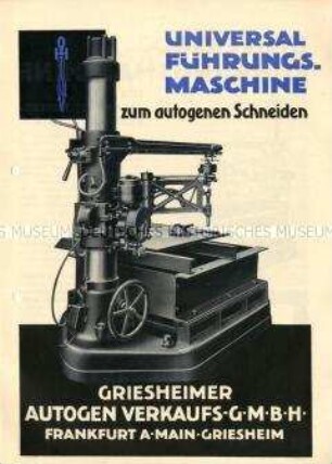 Universal-Führungsmaschine zum autogenen Schneiden